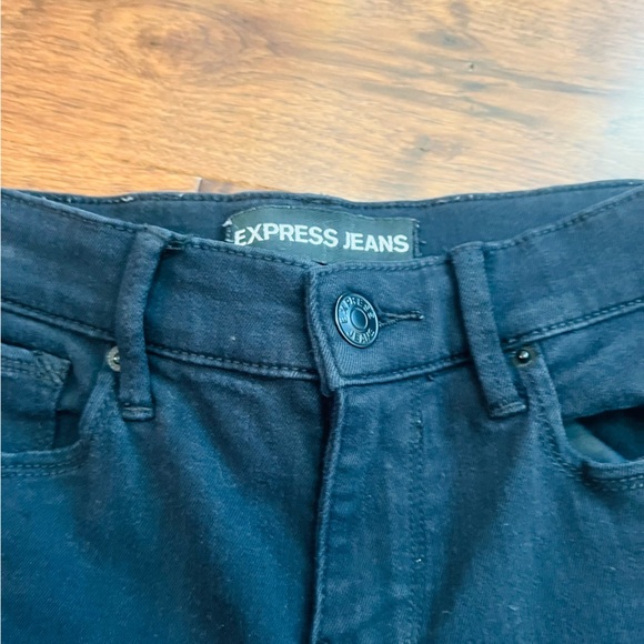 Black size 2 Express skinny jeans mid-rise - Picture 3 of 4